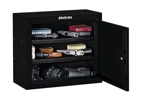 stack-on pistol steel wall cabinet|lockable pistol storage cabinet.